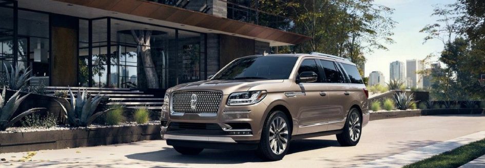 2018 Lincoln Navigator parked in front of house